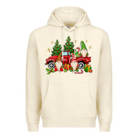 Sandshell christmas gnomes truck Premium Hoodie - MaliasSmallBusiness
