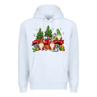 White christmas gnomes truck Premium Hoodie - MaliasSmallBusiness