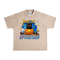 French Oak Black Cat Apothecary Urban Heavy Tee - texasbilliewilder