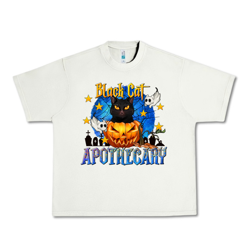 Black Cat Apothecary Urban Heavy Tee by texasbilliewilder | Teevron