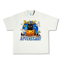 Pistachio Black Cat Apothecary Urban Heavy Tee - texasbilliewilder