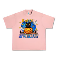 Salmon Black Cat Apothecary Urban Heavy Tee - texasbilliewilder