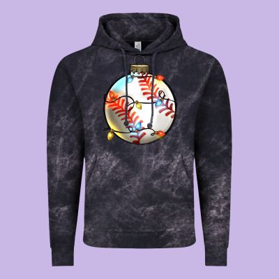 Christmas  Baseball Vintage Hoodie Designed By Zillion Design Studio