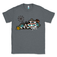 Charcoal Heather ky yall western Classic Tee - CowhideDigitalArt