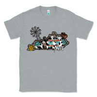 Heather Grey ky yall western Classic Tee - CowhideDigitalArt