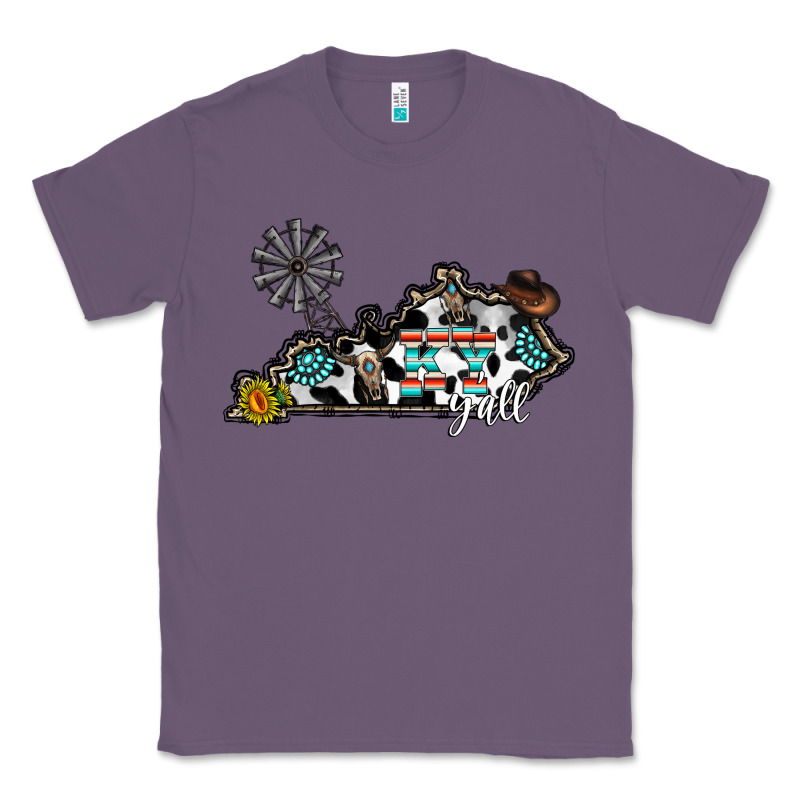 Ky Yall Western Classic Tee by CowhideDigitalArt | Teevron