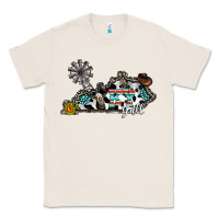 Natural ky yall western Classic Tee - CowhideDigitalArt