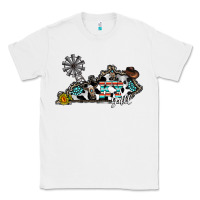 White ky yall western Classic Tee - CowhideDigitalArt