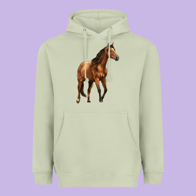 Quarter Horse Heavyweight Hoodie Designed By Lillyallendesigns