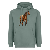 Sage Quarter Horse Heavyweight Hoodie - LillyAllenDesigns