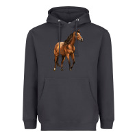 Smoke Quarter Horse Heavyweight Hoodie - LillyAllenDesigns