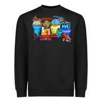 Black truck coffee cups Heavyweight Sweatshirt - Zillion Design Studio