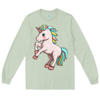 Matcha cute unicorn Long Sleeve Tee - FaDigitalArtStudio