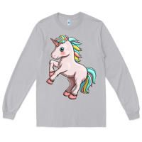 Moon Dust cute unicorn Long Sleeve Tee - FaDigitalArtStudio