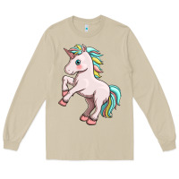 Mushroom cute unicorn Long Sleeve Tee - FaDigitalArtStudio