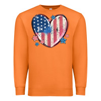 Carrot usa heart Premium Sweatshirt - MaliasSmallBusiness