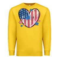 Lemon usa heart Premium Sweatshirt - MaliasSmallBusiness