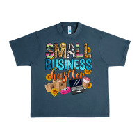 Midnight Navy small business hustler Urban Heavy Tee - Zillion Design Studio