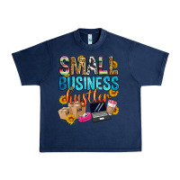 Navy small business hustler Urban Heavy Tee - Zillion Design Studio