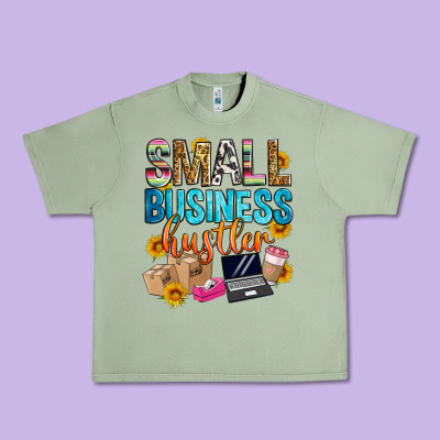 Small Business Hustler Urban Heavy Tee Designed By Zillion Design Studio