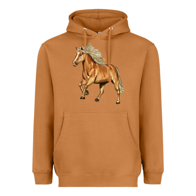 Haflinger Horse Heavyweight Hoodie by LillyAllenDesigns | Teevron