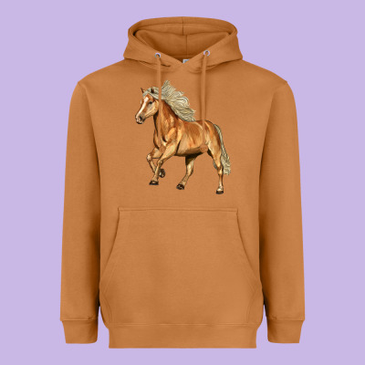 Haflinger Horse Heavyweight Hoodie Designed By Lillyallendesigns