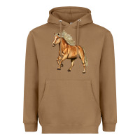 Toasted Coconut Haflinger Horse Heavyweight Hoodie - LillyAllenDesigns