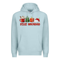 Blue Mist feliz navidad Premium Hoodie - MaliasSmallBusiness