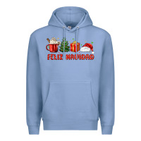 Colony Blue feliz navidad Premium Hoodie - MaliasSmallBusiness
