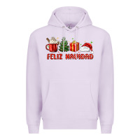 Lilac feliz navidad Premium Hoodie - MaliasSmallBusiness
