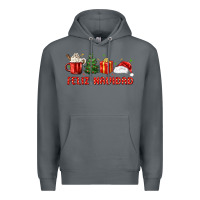 Rock feliz navidad Premium Hoodie - MaliasSmallBusiness