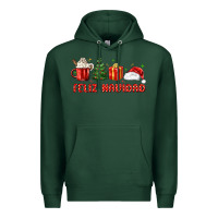 Sports Green feliz navidad Premium Hoodie - MaliasSmallBusiness