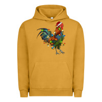 Pigment Peanut Butter Christmas Lights Rooster Urban Hoodie - RanaPortraitStore