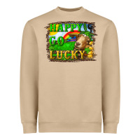 Mushroom Happy Go Lucky Goat Heavyweight Sweatshirt - RanaPortraitStore