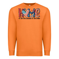 Carrot home of the free because of the brave Premium Sweatshirt - MaliasSmallBusiness