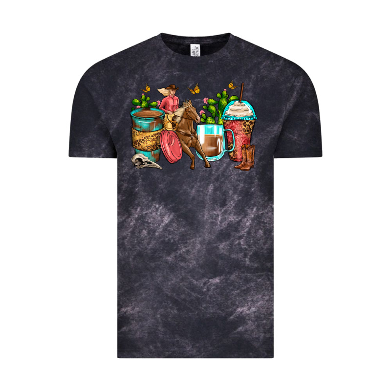 Cowgirl Coffee Cups Vintage Tee by Zillion Design Studio | Teevron