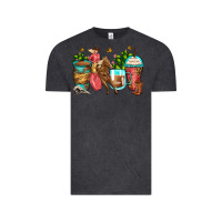 Vintage Black cowgirl coffee cups Vintage Tee - Zillion Design Studio