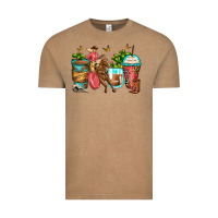 Vintage Coffee cowgirl coffee cups Vintage Tee - Zillion Design Studio