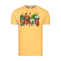 Vintage Mustard cowgirl coffee cups Vintage Tee - Zillion Design Studio