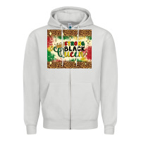 Dove Grey strong black queen tumbler Zipper Hoodie - Artiststas