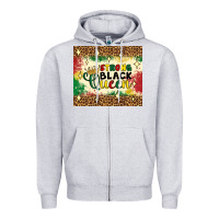 Heather Grey strong black queen tumbler Zipper Hoodie - Artiststas