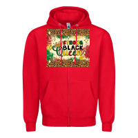 Red strong black queen tumbler Zipper Hoodie - Artiststas