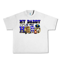 Lunar Rock my daddy is my hero police Urban Heavy Tee - Zillion Design Studio