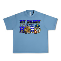 My Daddy Is My Hero Police Urban Heavy Tee | Teevron