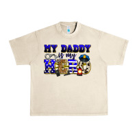 Sandshell my daddy is my hero police Urban Heavy Tee - Zillion Design Studio