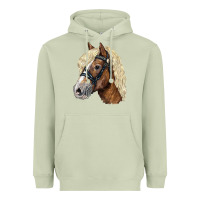 Matcha Haflinger Avelignese Horse Heavyweight Hoodie - LillyAllenDesigns