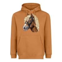 Meerkat Haflinger Avelignese Horse Heavyweight Hoodie - LillyAllenDesigns