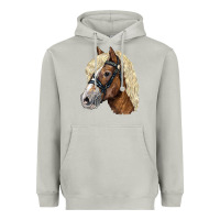 Moon Dust Haflinger Avelignese Horse Heavyweight Hoodie - LillyAllenDesigns