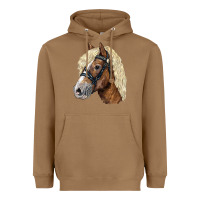 Toasted Coconut Haflinger Avelignese Horse Heavyweight Hoodie - LillyAllenDesigns