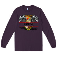 Plum custom name race flag and race equipment Long Sleeve Tee - AdoDesignShop